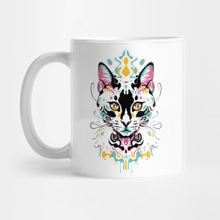 Cute Cat Illusion Design, Funny Cat Lover Gift Idea Mug